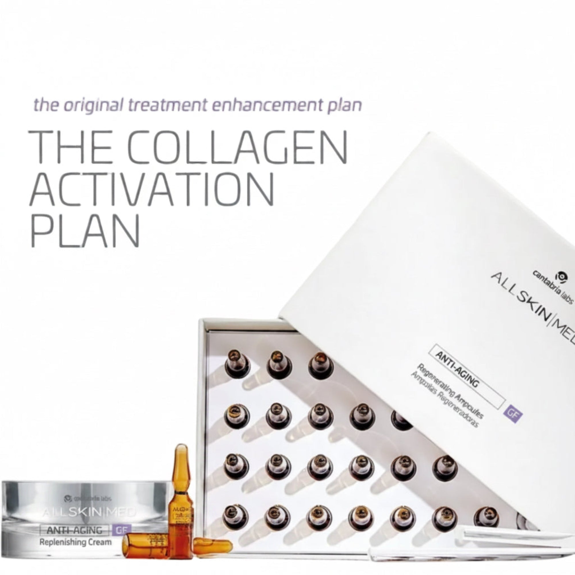 The core technology in the programme is SCA® PRO growth factor technology. The result of years of research, SCA® PRO stimulates the production of collagen, elastin and hyaluronic acid to leave it smoother and plumper.