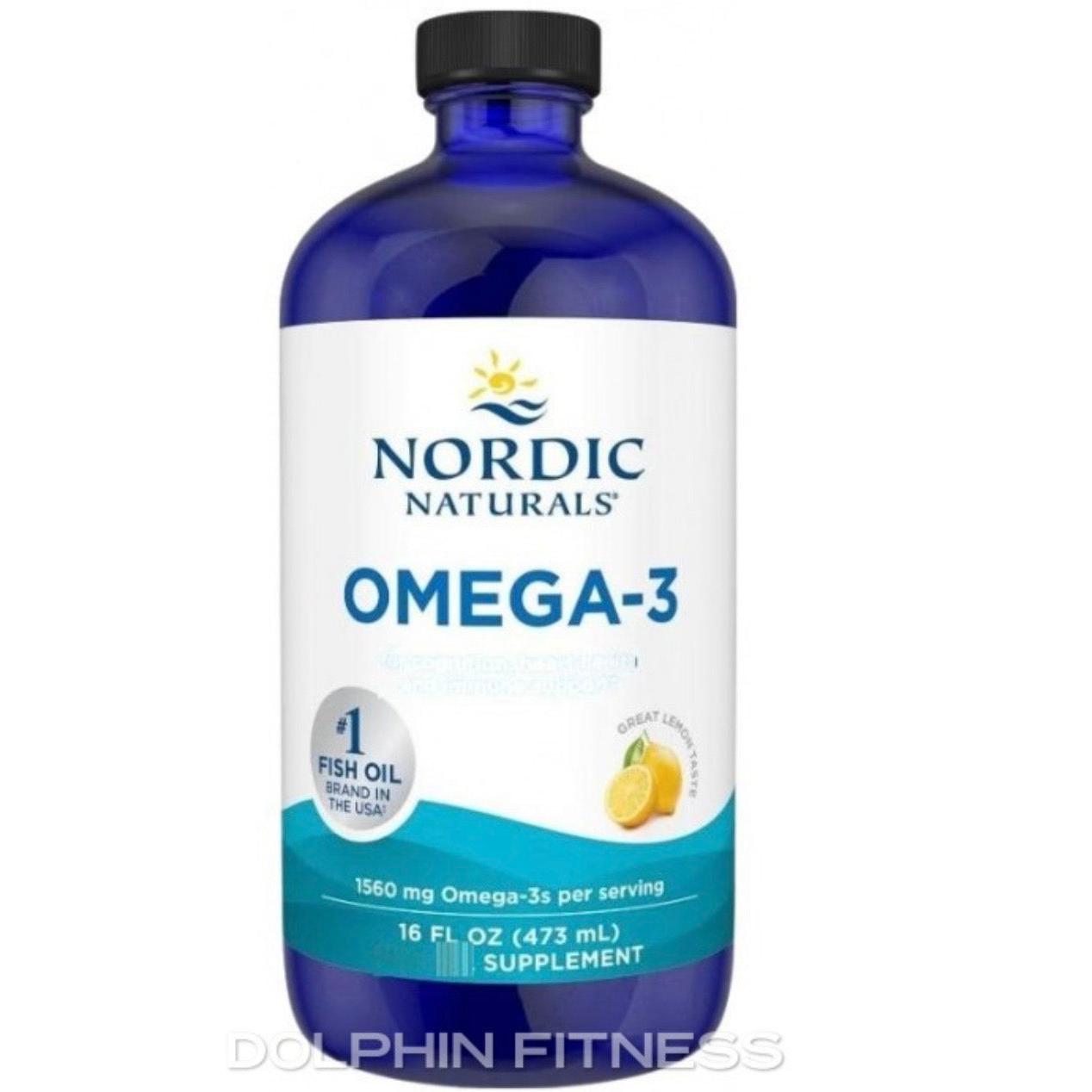Nordic Naturals Omega-3 Lemon Liquid 473 ml