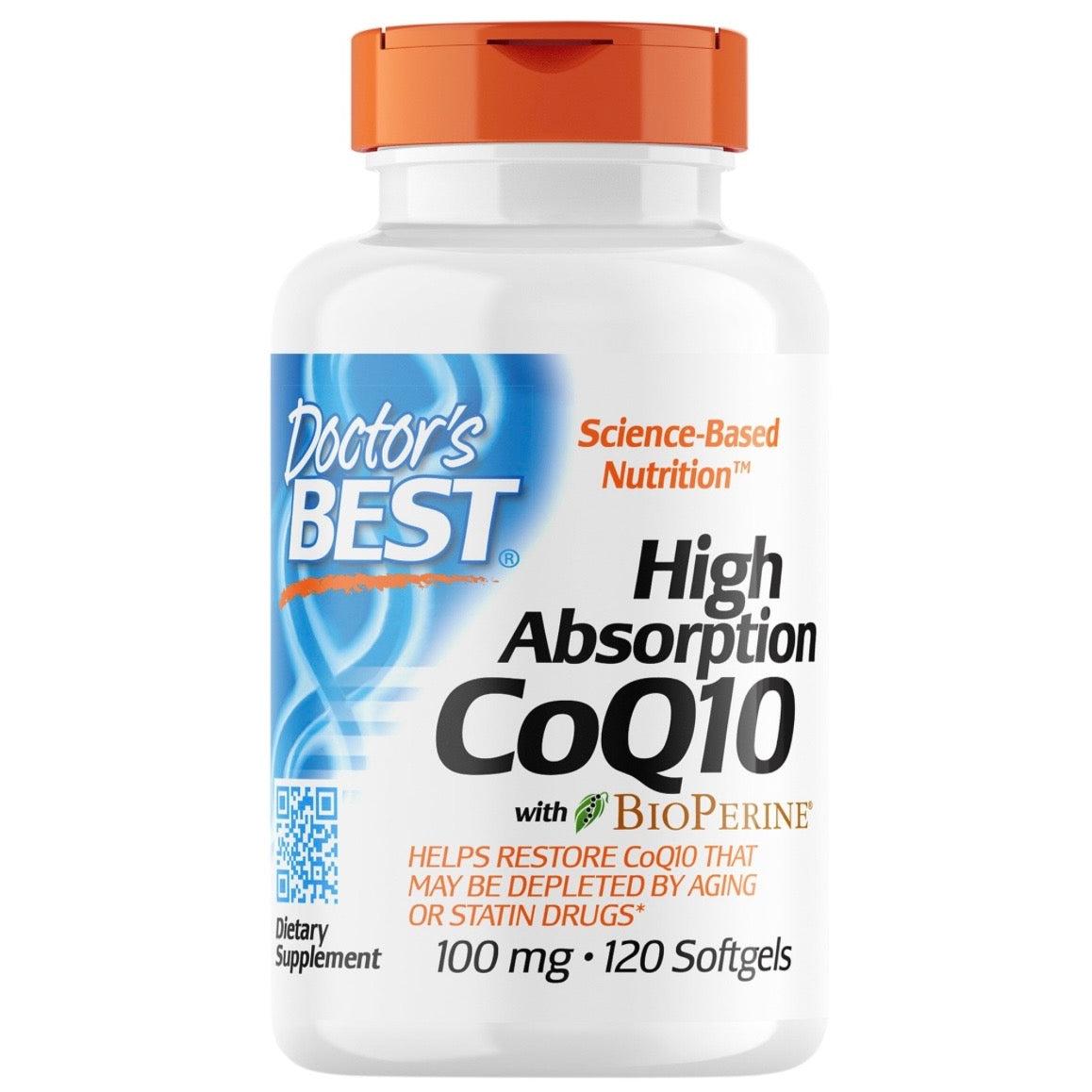 Doctor’s Best High Absorption CoQ10 with BioPerine® Capsules